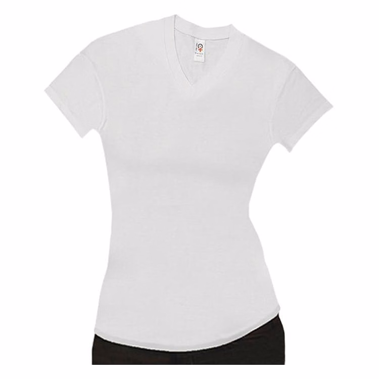 Women's Spandex T-Shirts - White Large