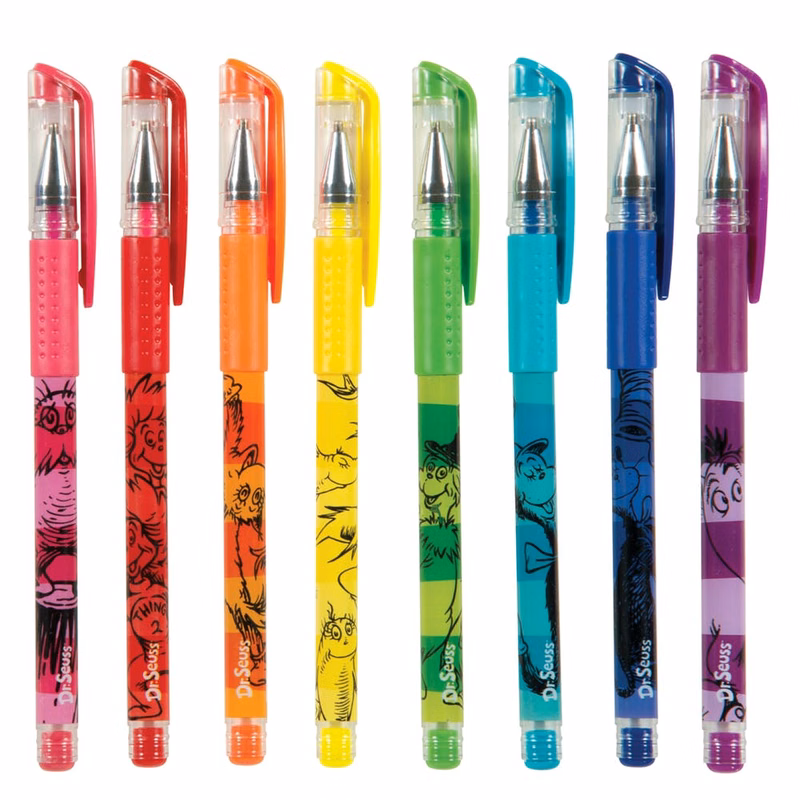 Dr. Seuss Gel Pens - Assorted Colors Comfort Grip