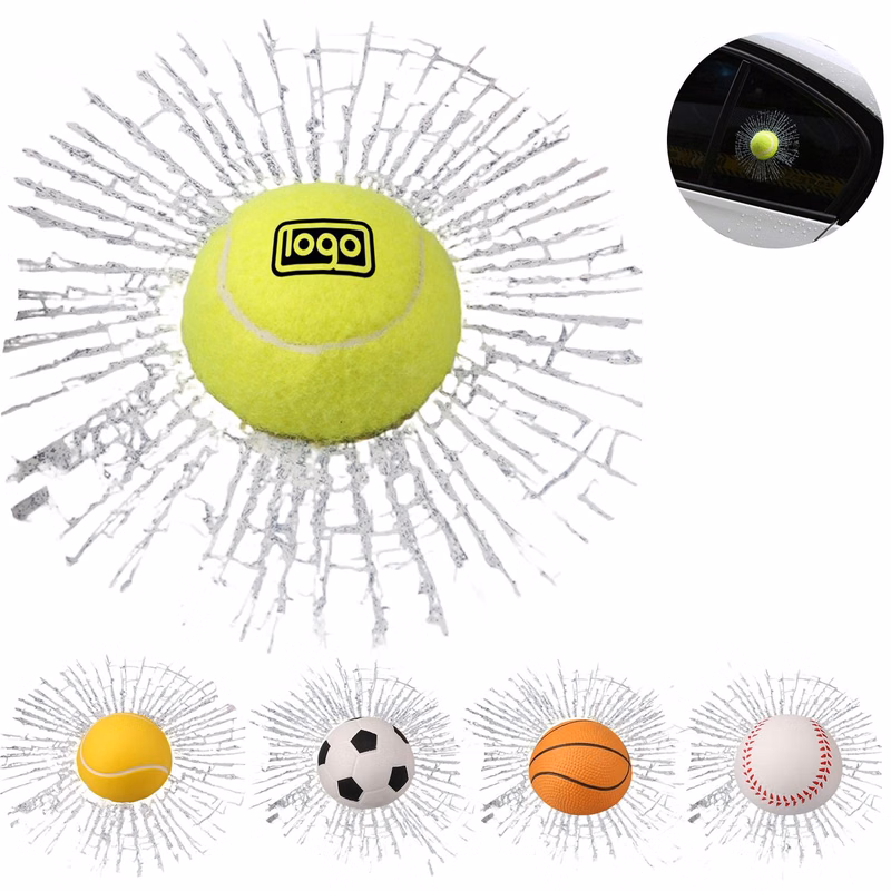3D Ball Sports Car Window Sticker