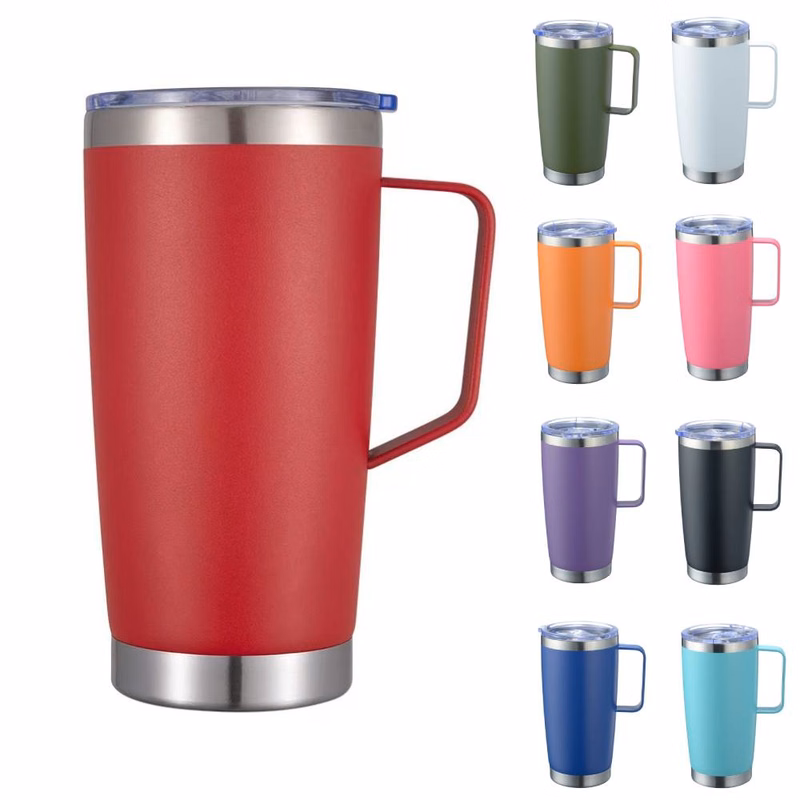 20 oz Stainless Steel Tumbler W/ Handle