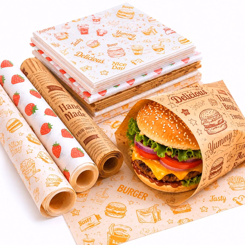 Disposable Food-Grade Hamburger Paper