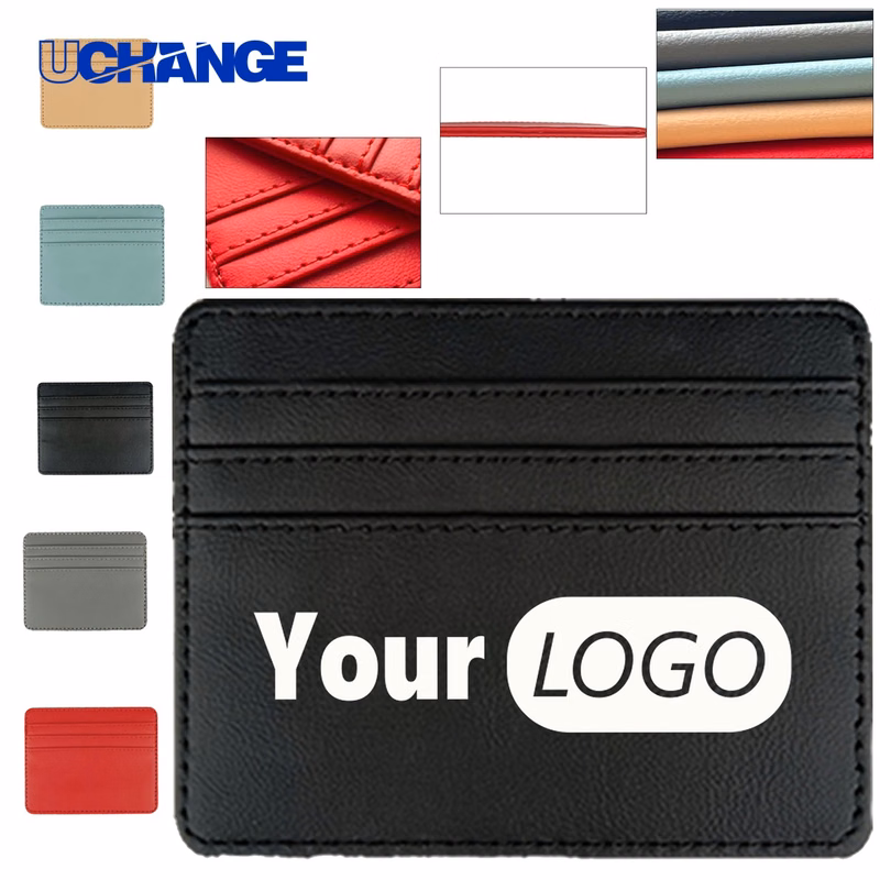Business PU Leather Credit Card Wallet