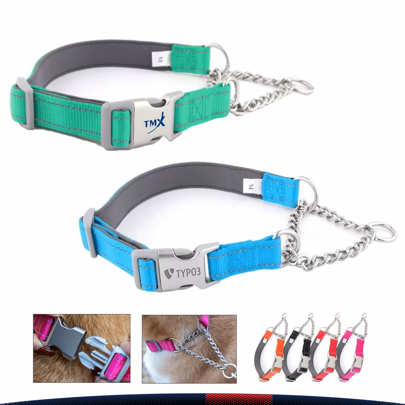 Barkle Reflective Martingale Dog Collar