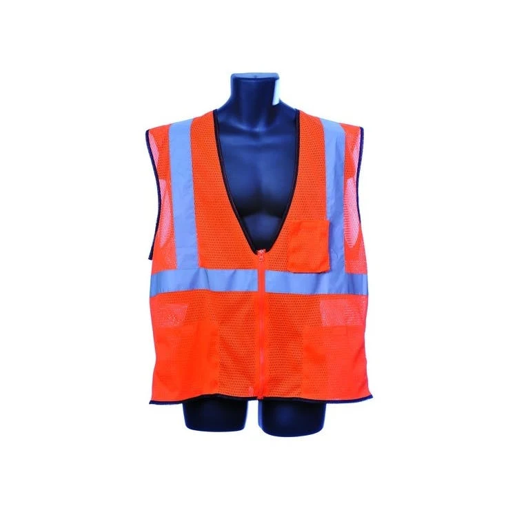Class II Safety Vests - Orange Large 1