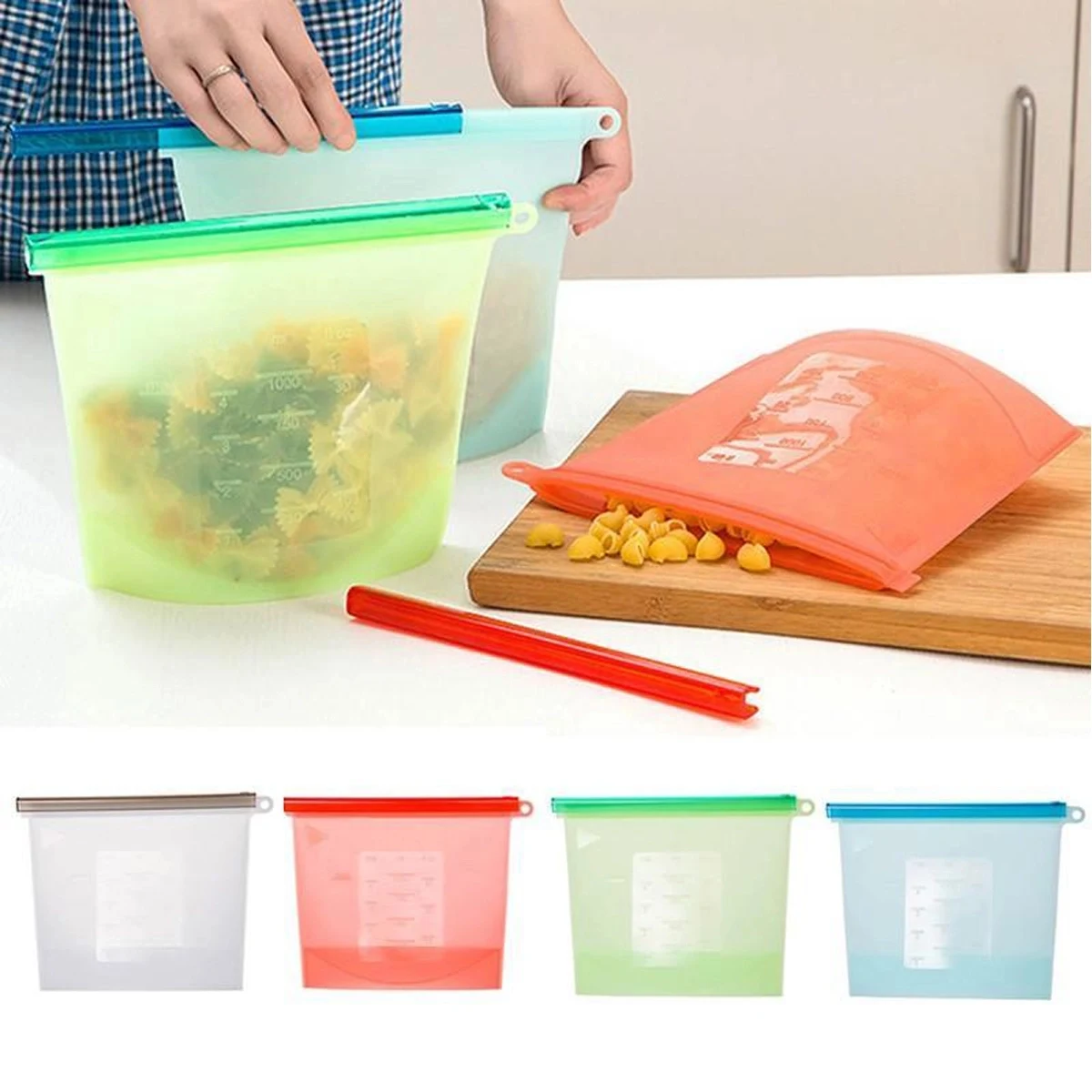 Silicone Food Storage Bags 1