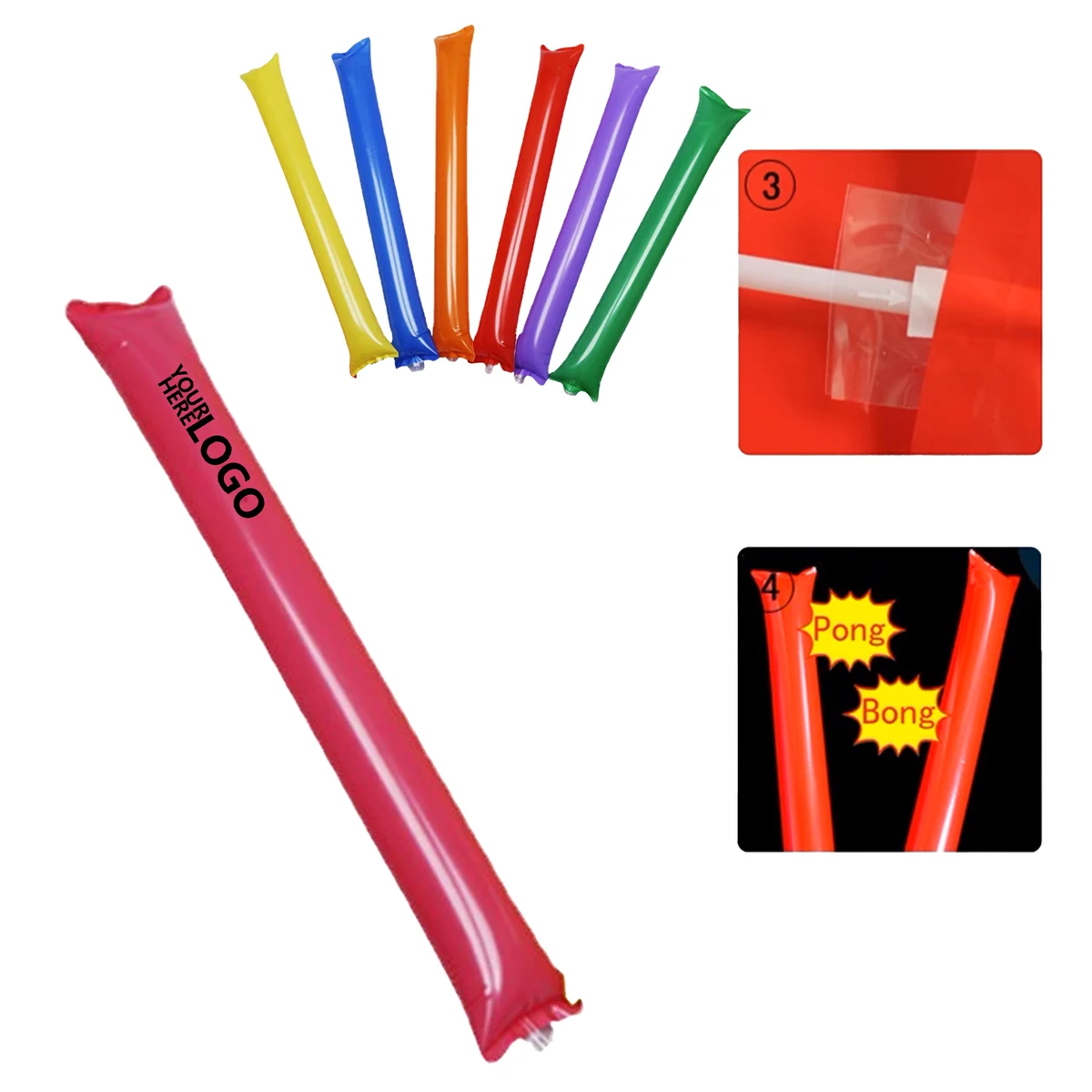 PE Inflatable Clapping Stick 1