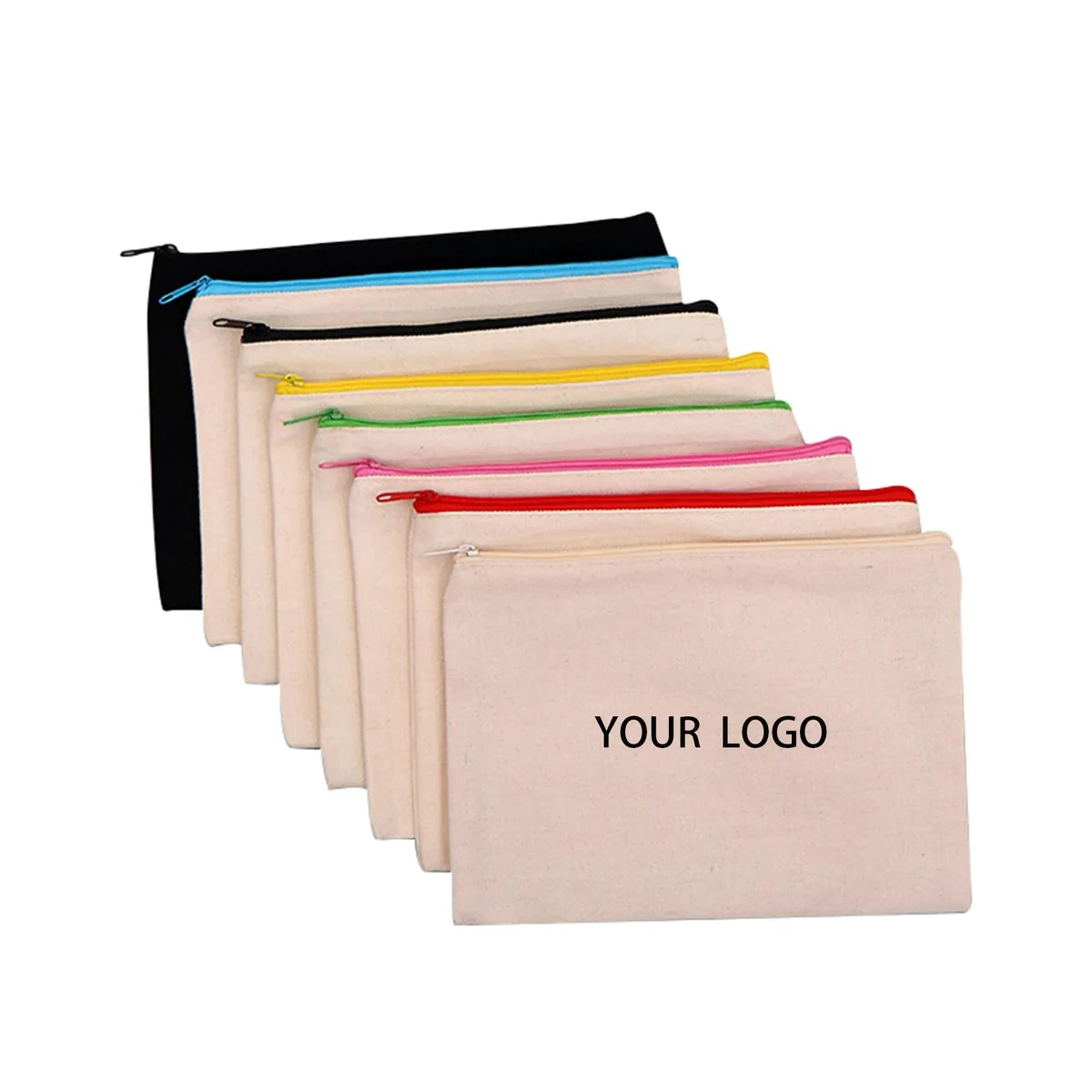 Canvas Pen Case Pencil Pouch MOQ 100PCS 1
