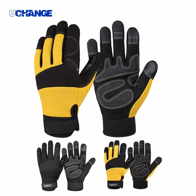 Performance Touchscreen Work Gloves With PU Grip