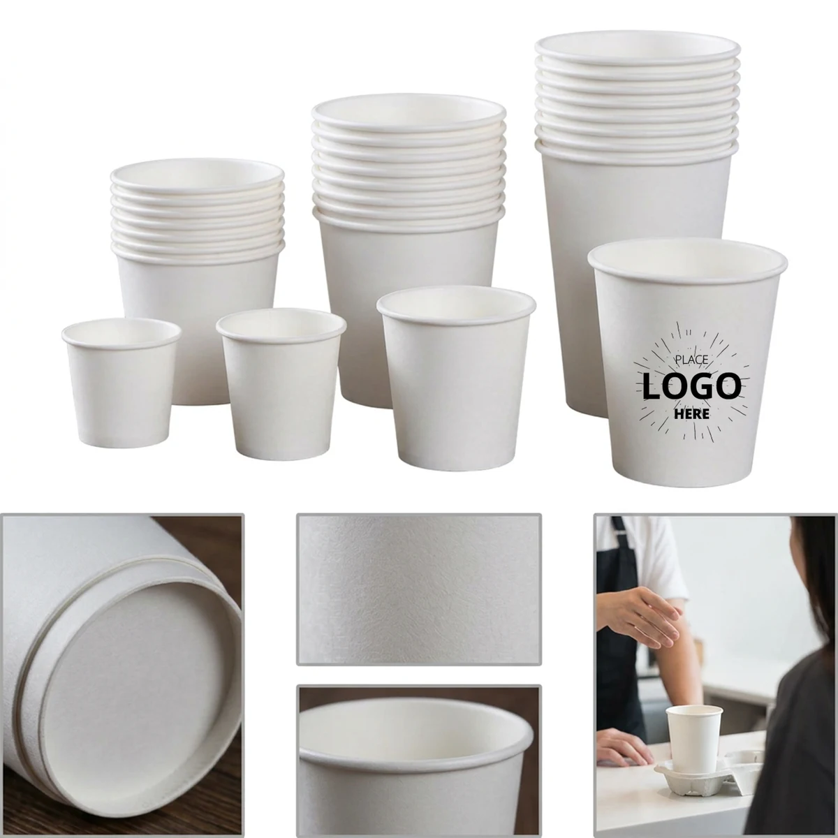 Eco-friendly Single-use Paper Cups for Events 1