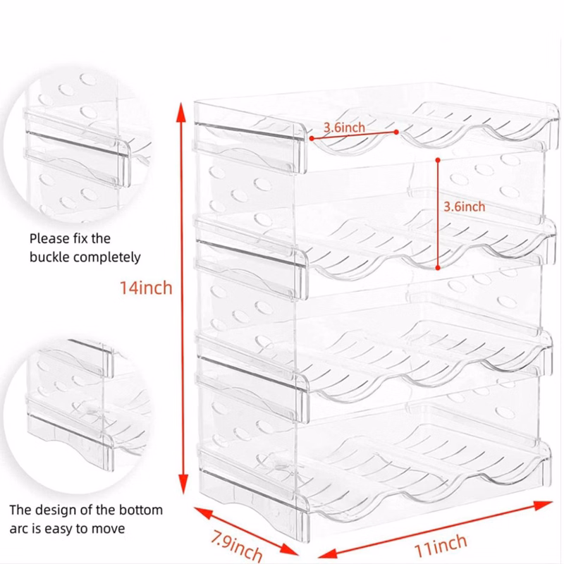 Stackable Water Bottle Organizer Holder