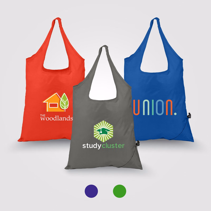 Capri - Foldaway Shopping Tote Bag - 210D Polyester