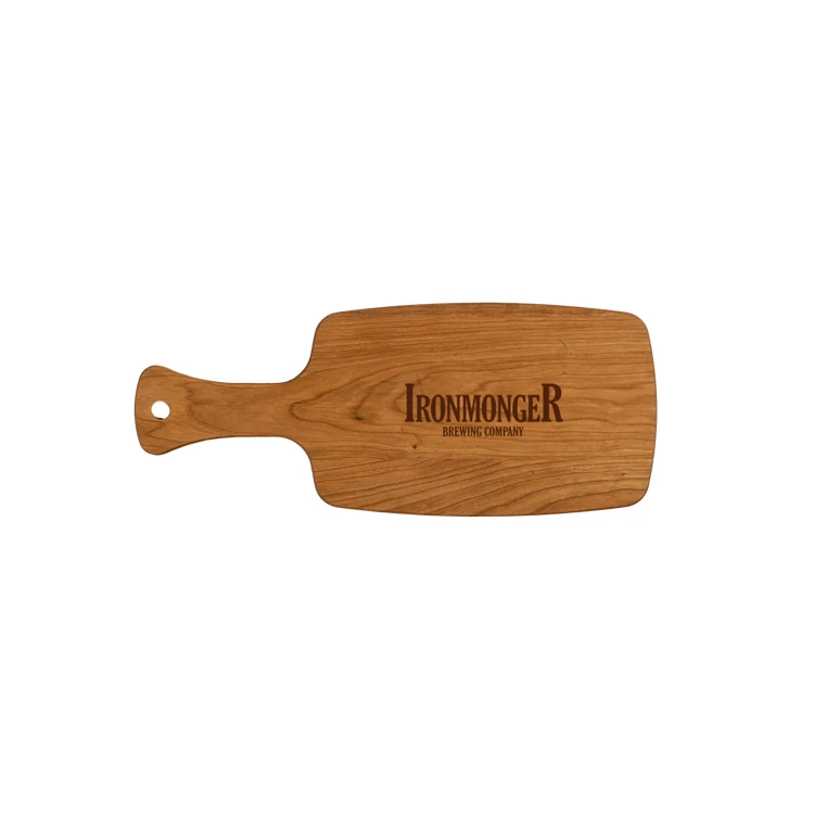 Small Cherry Service Board with Handle 14-1/2"x6"x3/4" 1