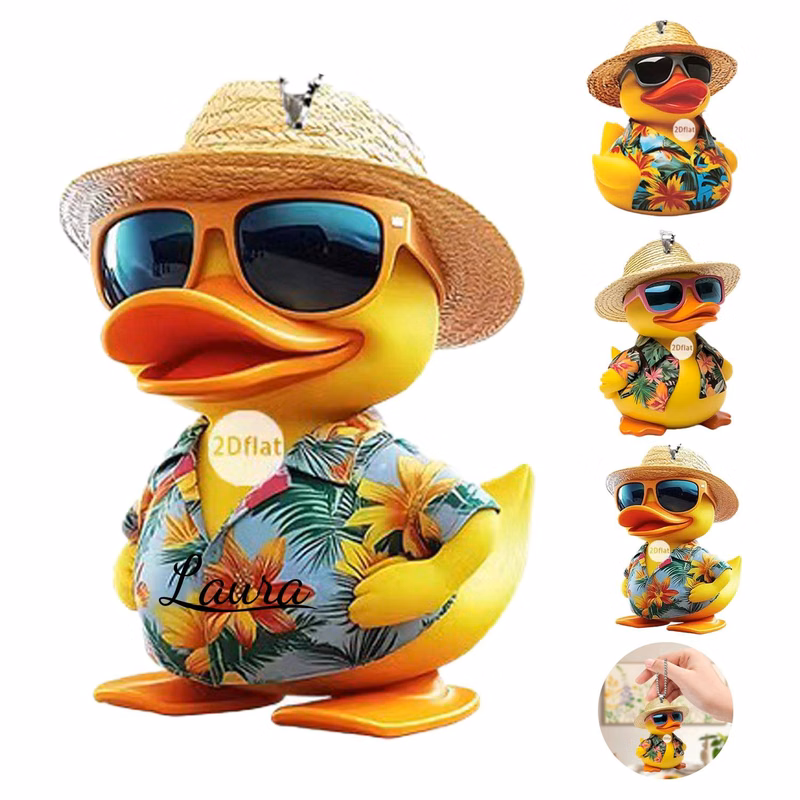Acrylic Duck Hanging Ornament