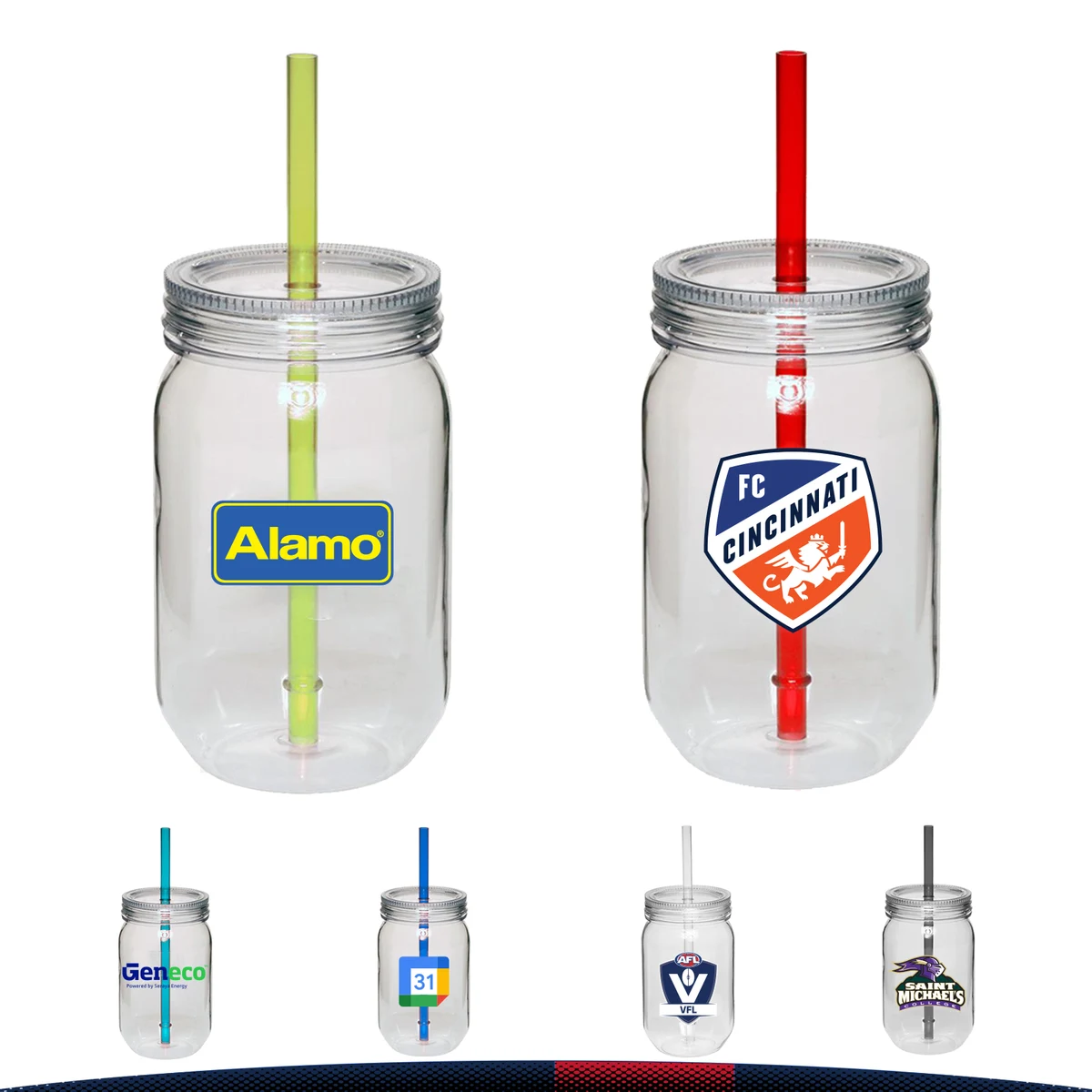 24 oz. Lamar Mason Jars 1