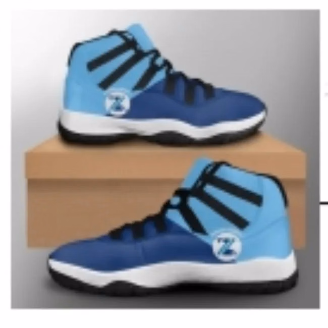 AJ11 High Top Leather Sneakers
