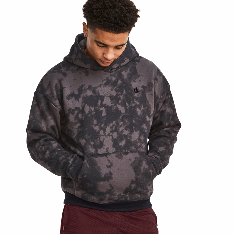 Men's Curry Acid Wash Hoodie