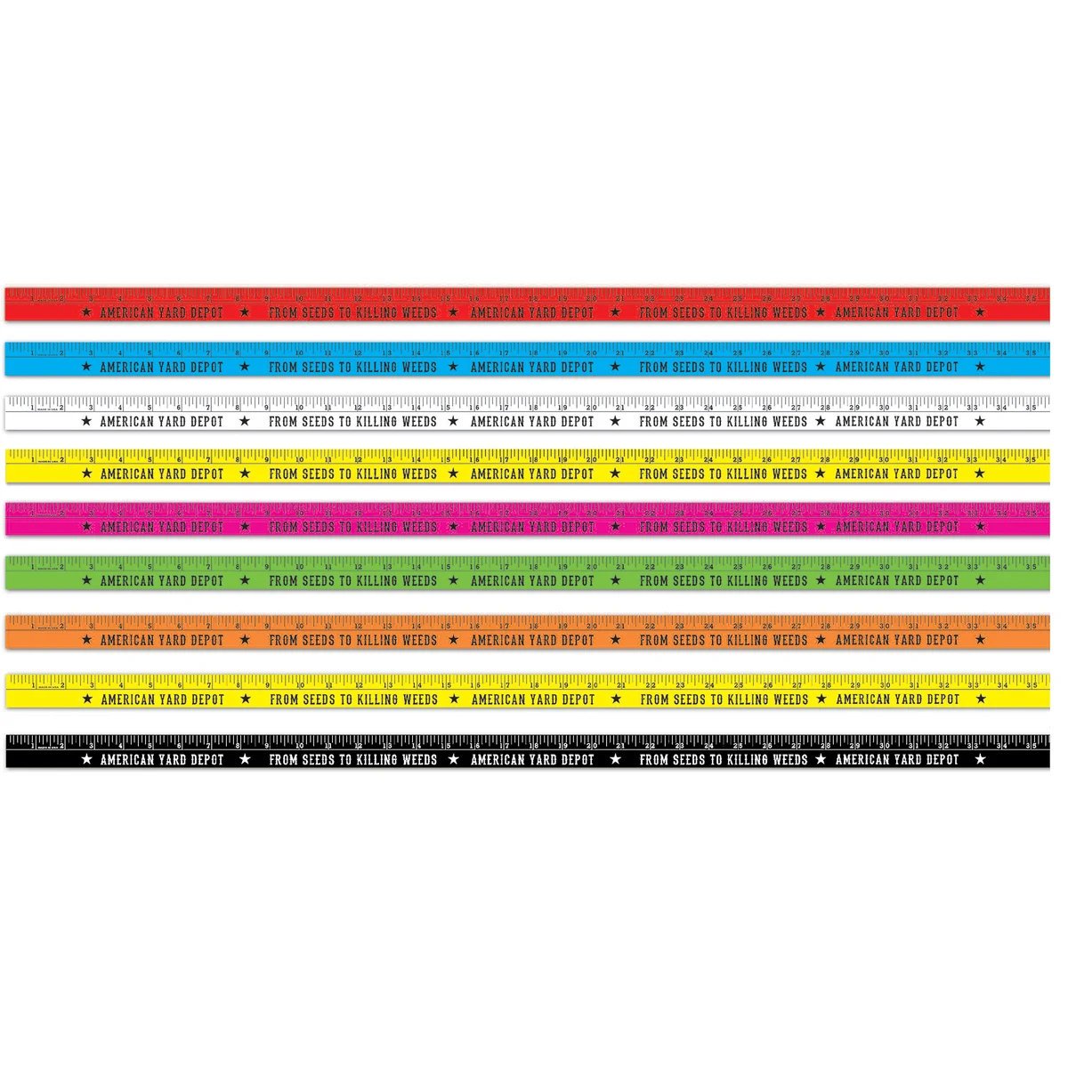 Plastic Colored Yardstick 1