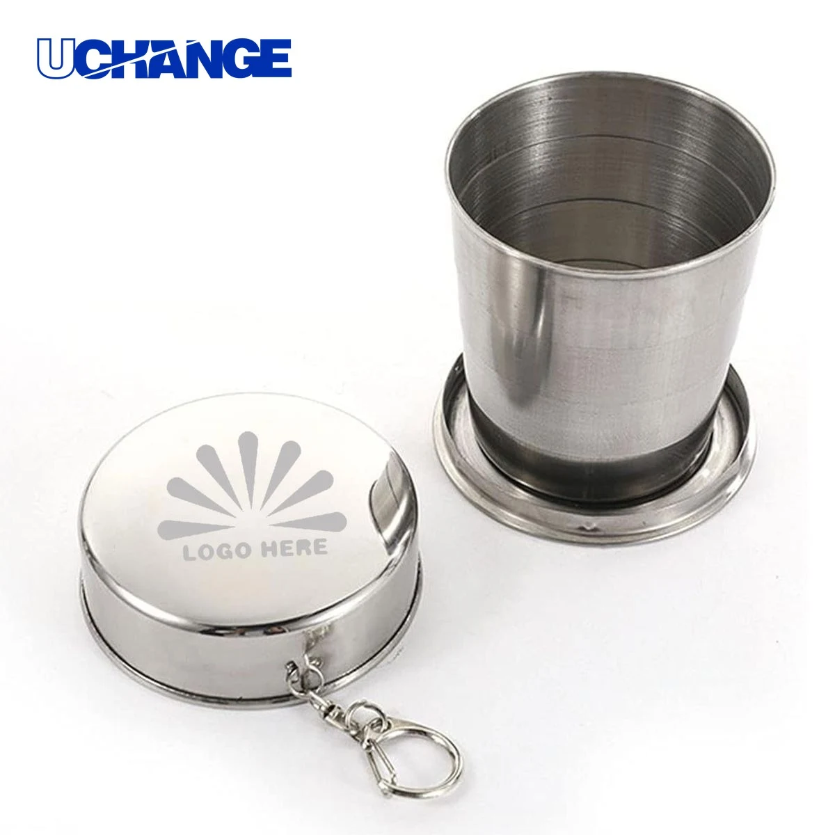 Stainless Steel Folding Camping Mug Container 1