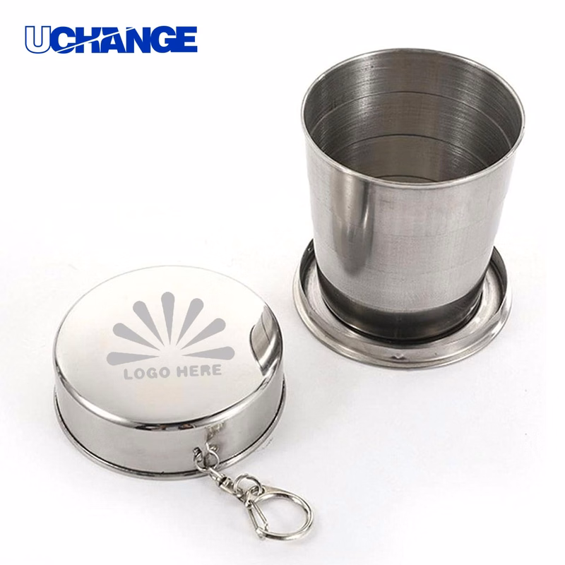 Stainless Steel Folding Camping Mug Container