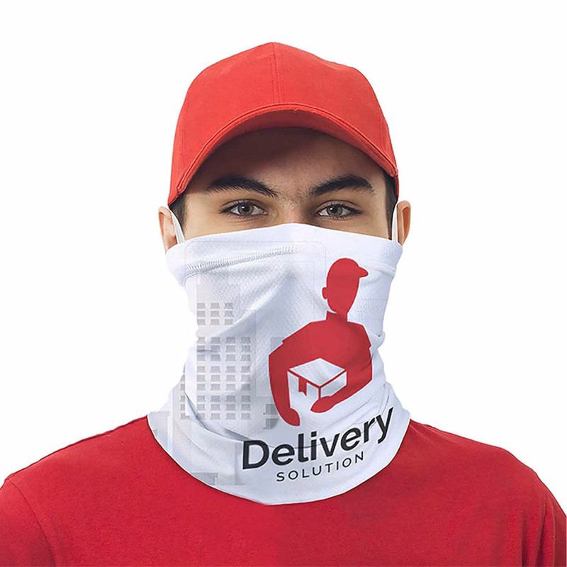 Neck Gaiter with Ear Elastic C/R