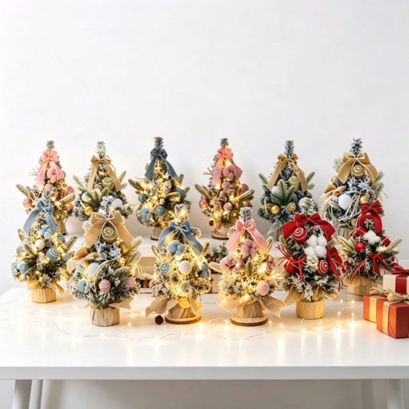 Window Display Desktop Christmas Ornaments