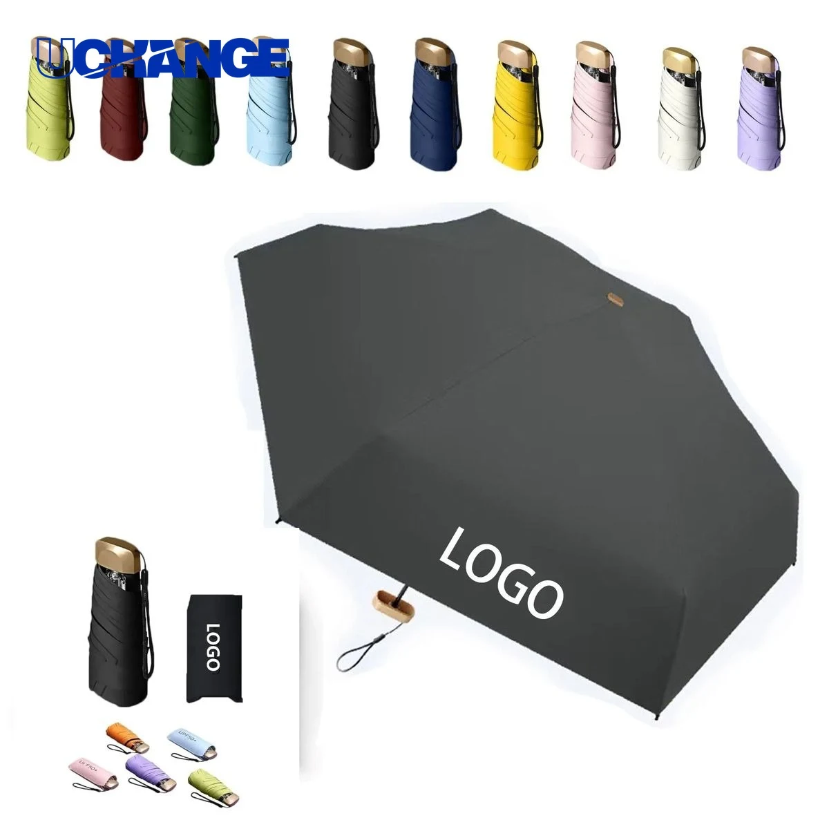 Mini Umbrella Compact Everyday Rain Protection 1