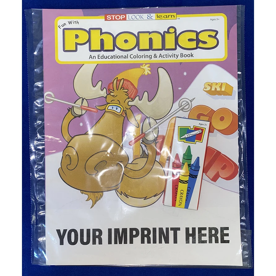 COLORING SET - Fun With Phonics Coloring Book Fun Pack 1