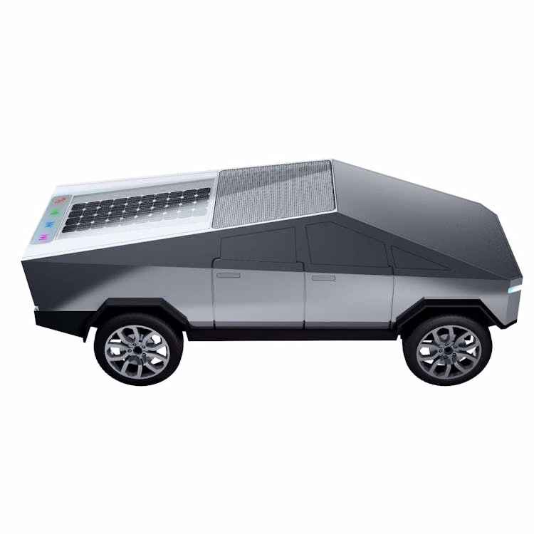 Coby Truck Shaped Wireless Speaker - Silver