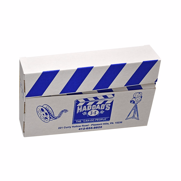 12" X 6.75" X 2.5" - E-Flute Movie Box