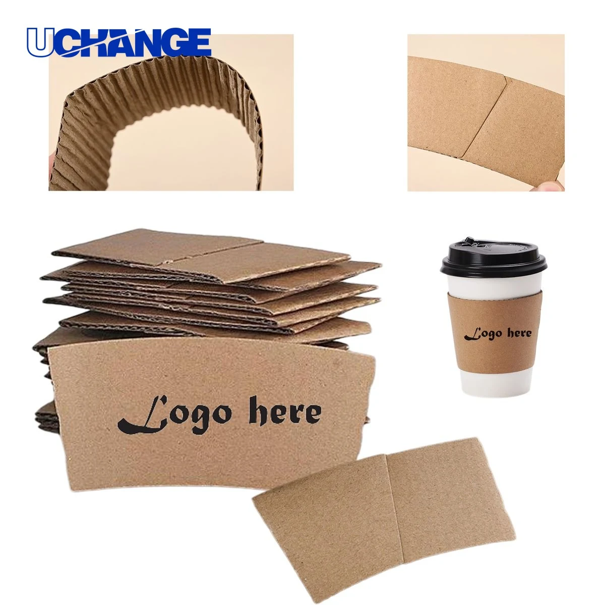 Custom Thick Coffee Cup Sleeve Set 1
