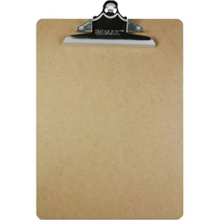 Clipboard - Hardboard Sturdy Spring Clip Standard Size 1