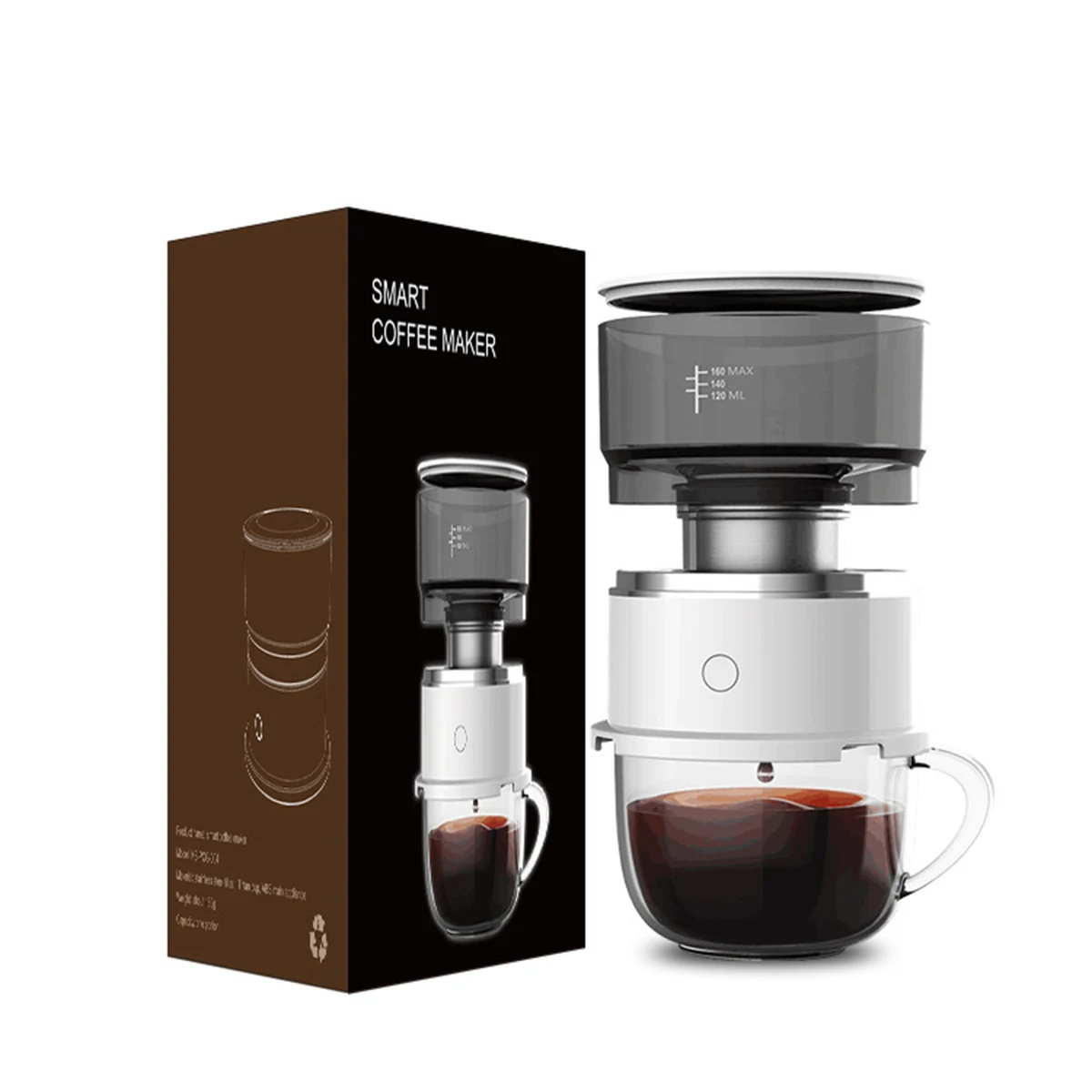Stainless Steel Smart Carafe Coffee Maker 1