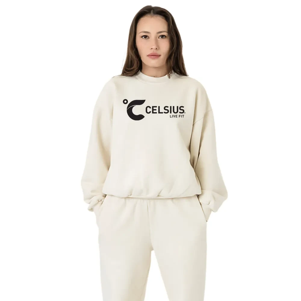 Plush Fleece Crewneck Unisex Sweatshirt, custom hoodie or sweatshirt with logo imprint 1