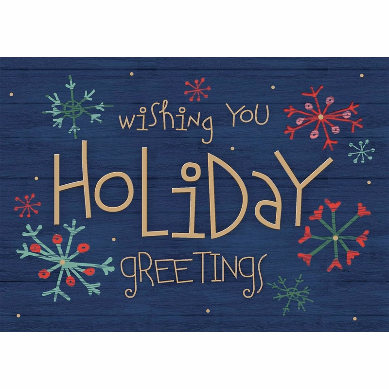 Woodcut Greetings Holiday Cards