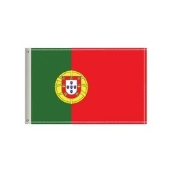 National Flag, Portugal, Double-Sided - 72"W x 48"H 1