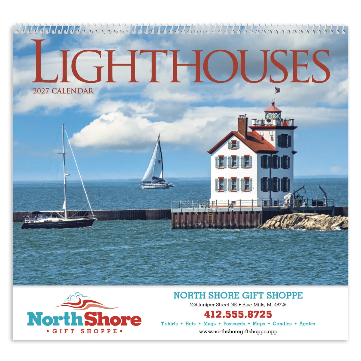 Triumph® Calendars Lighthouses Calendar 1