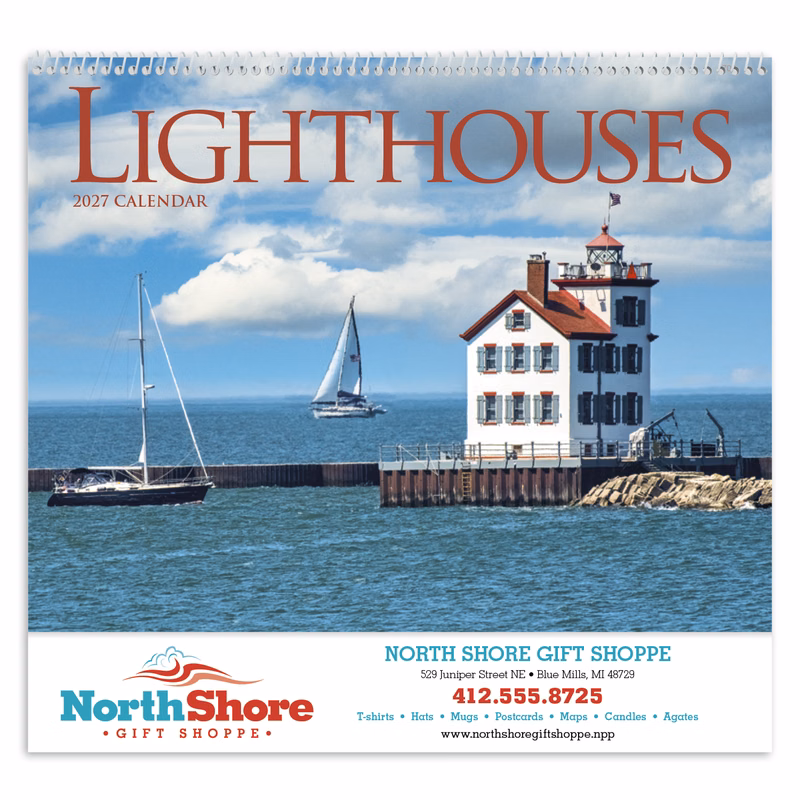 Triumph® Calendars Lighthouses Calendar