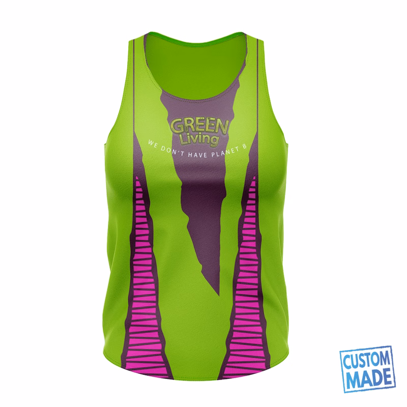 Women's Sublimation Jersey Style Tank Top - Performance Mesh Options
