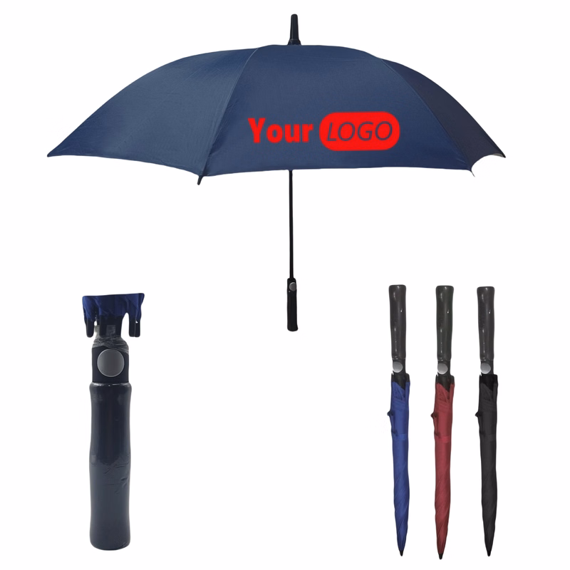 55" Arc Windproof Long Handle Golf Umbrella
