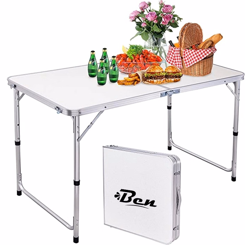 Basics Classic Tv Camping Folding Trays With Storage Rack
