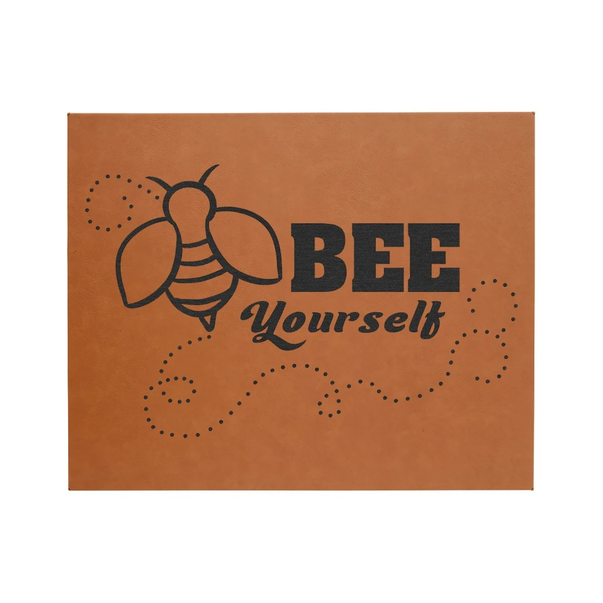 16" x 20" Rawhide Leatherette Wall Decor 1