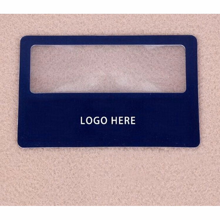 Clear Plastic Magnifier Wallet Card