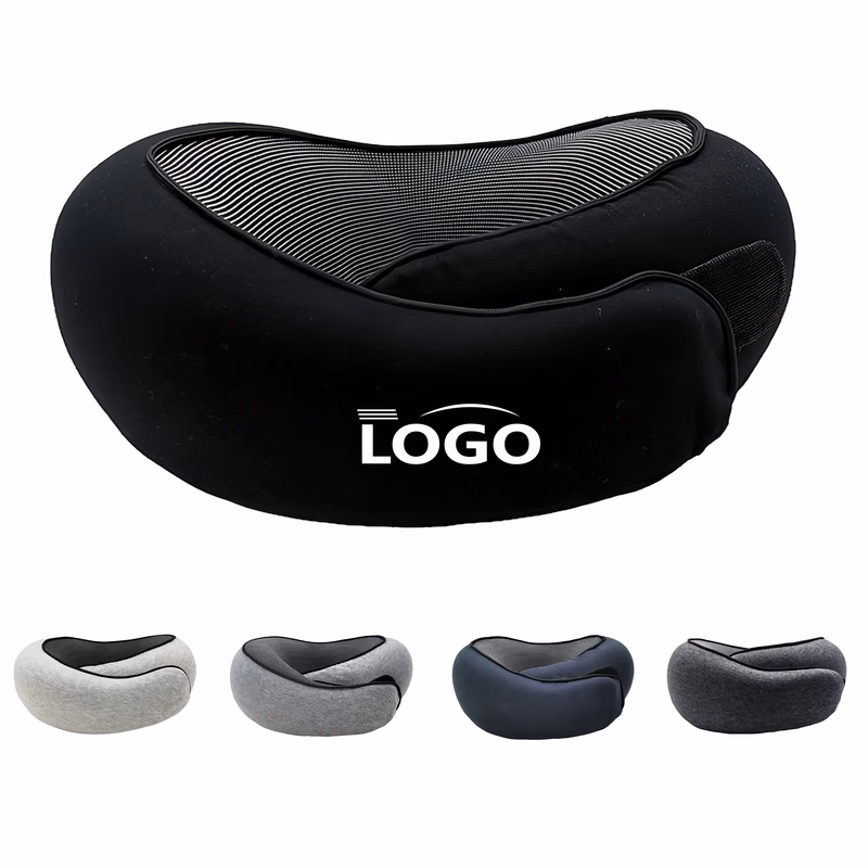Compact Memory Foam U-Shaped Travel Pillow