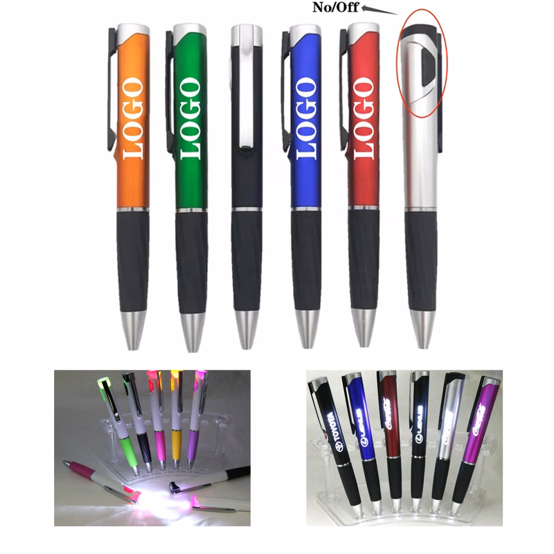 Promotional LED Light Up Logo Pen