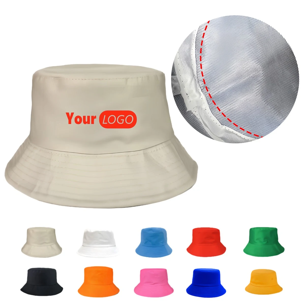 Outdoor Solid Color Fisherman Hat 1