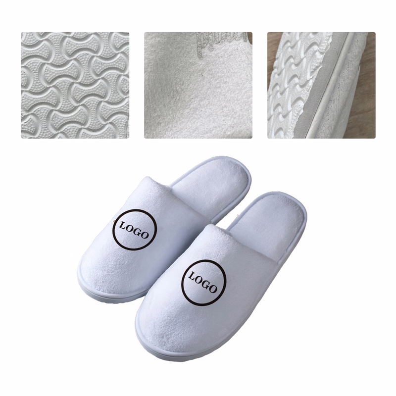 MOQ50 Personalized Disposable Hotel Slippers