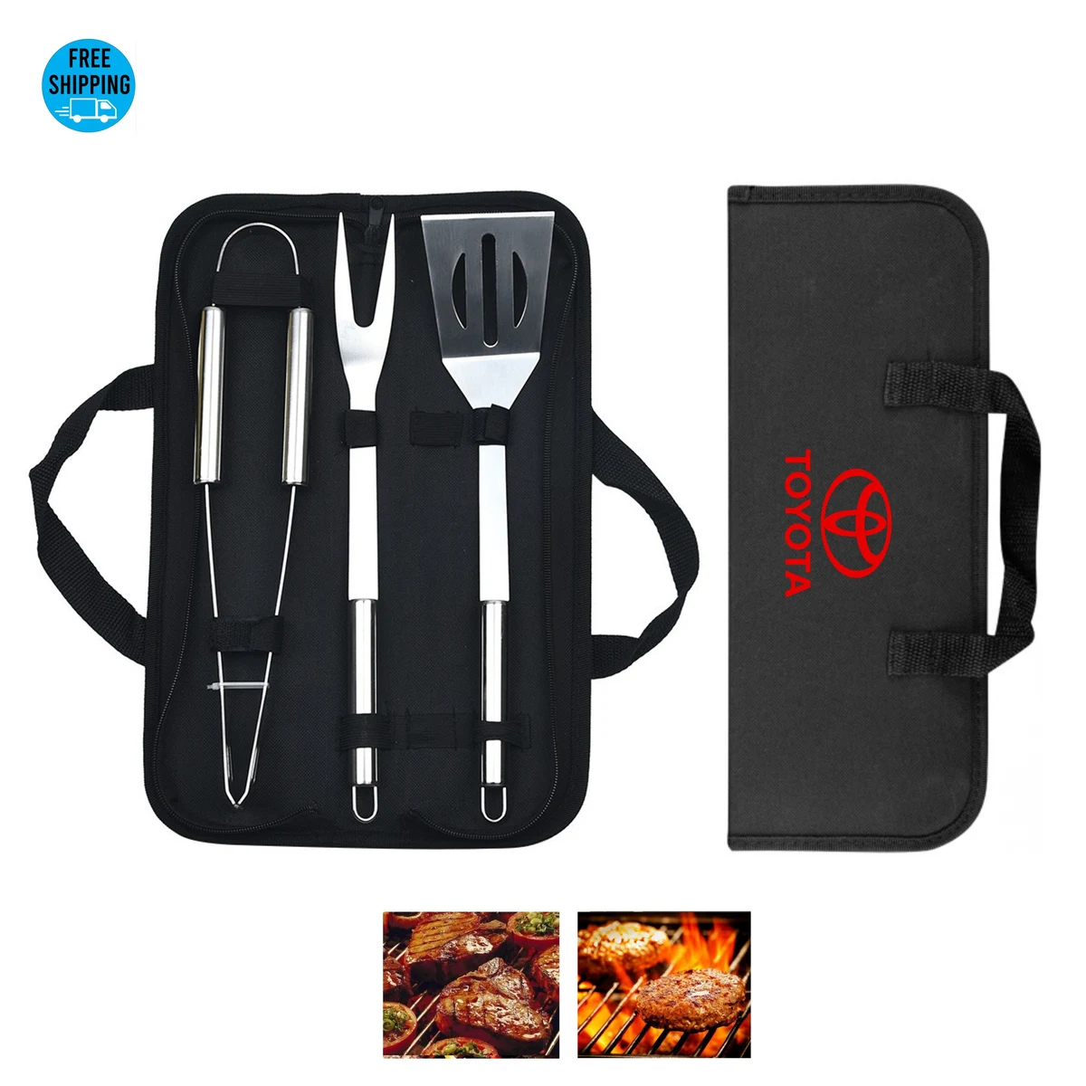 3pcs BBQ Grill Tool Set - OCEAN 1