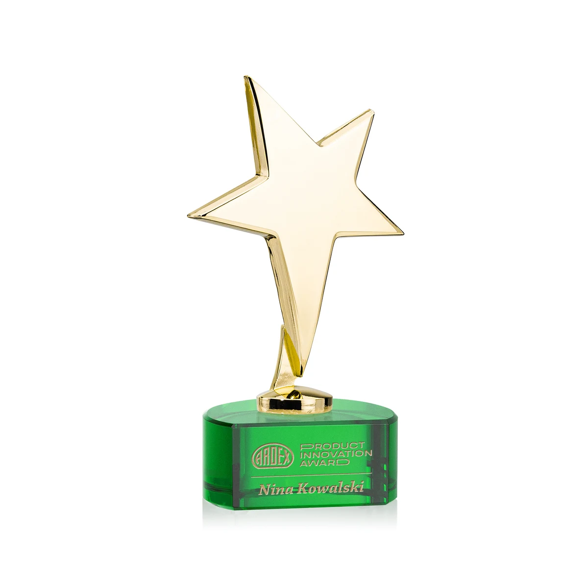 Tuscany Gold Star on Paragon Base - Green 1