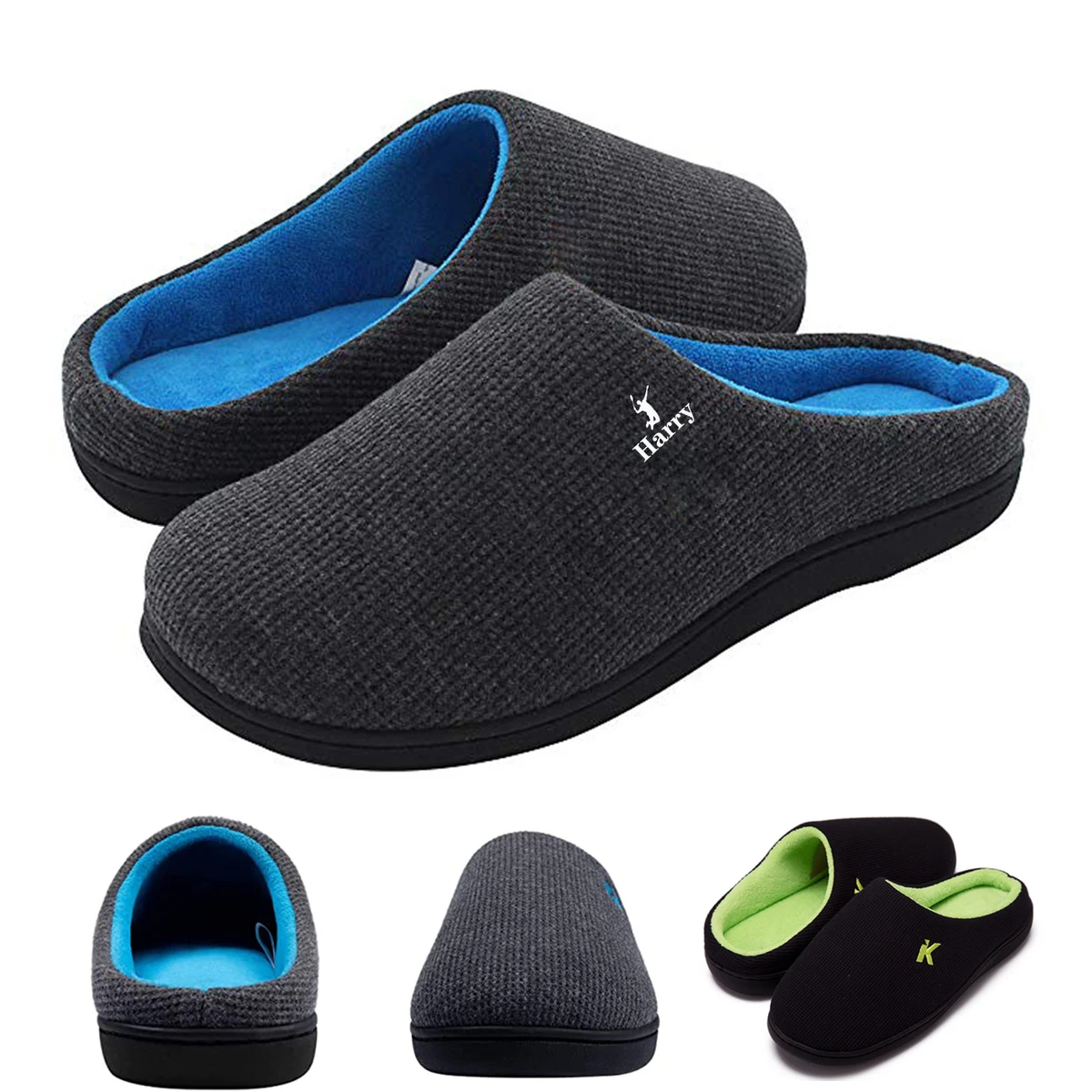 Original Two Tone Memory Foam Slipper 1