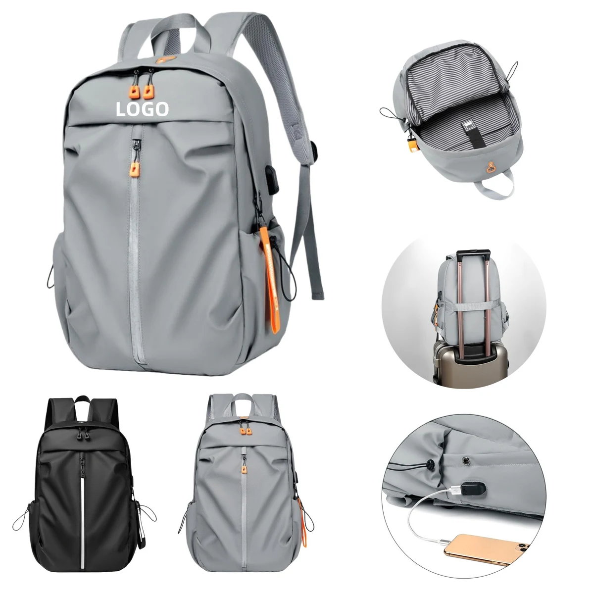 Laptop BackPack With USB Charing Port 1
